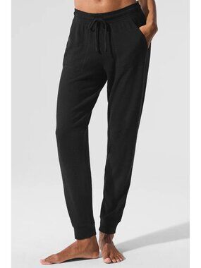 Alo Soho Sweatpant Alolux Ankle-Length Jogger With Pockets